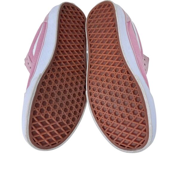 Vans Of‎ The Wall Sneakers Unisex Adults M7 W8.5 Rose Pink Suede Lace Up 508182 - Picture 8 of 9